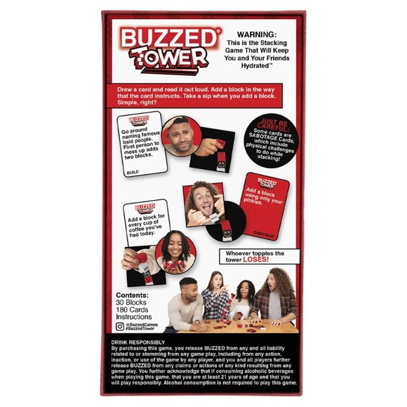 Buzzed Tower - The Block Stacking, Tower Toppling, Adult Drinking Game by What D - Picture 9 of 12